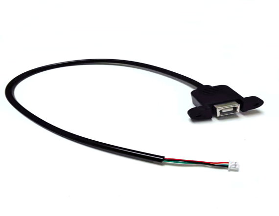 USB BM4P帶耳連接PH2.0-4P屏蔽線(xiàn)